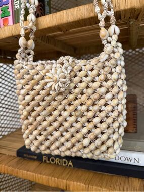 Vintage Cowrie Shell Shoulder Bag
